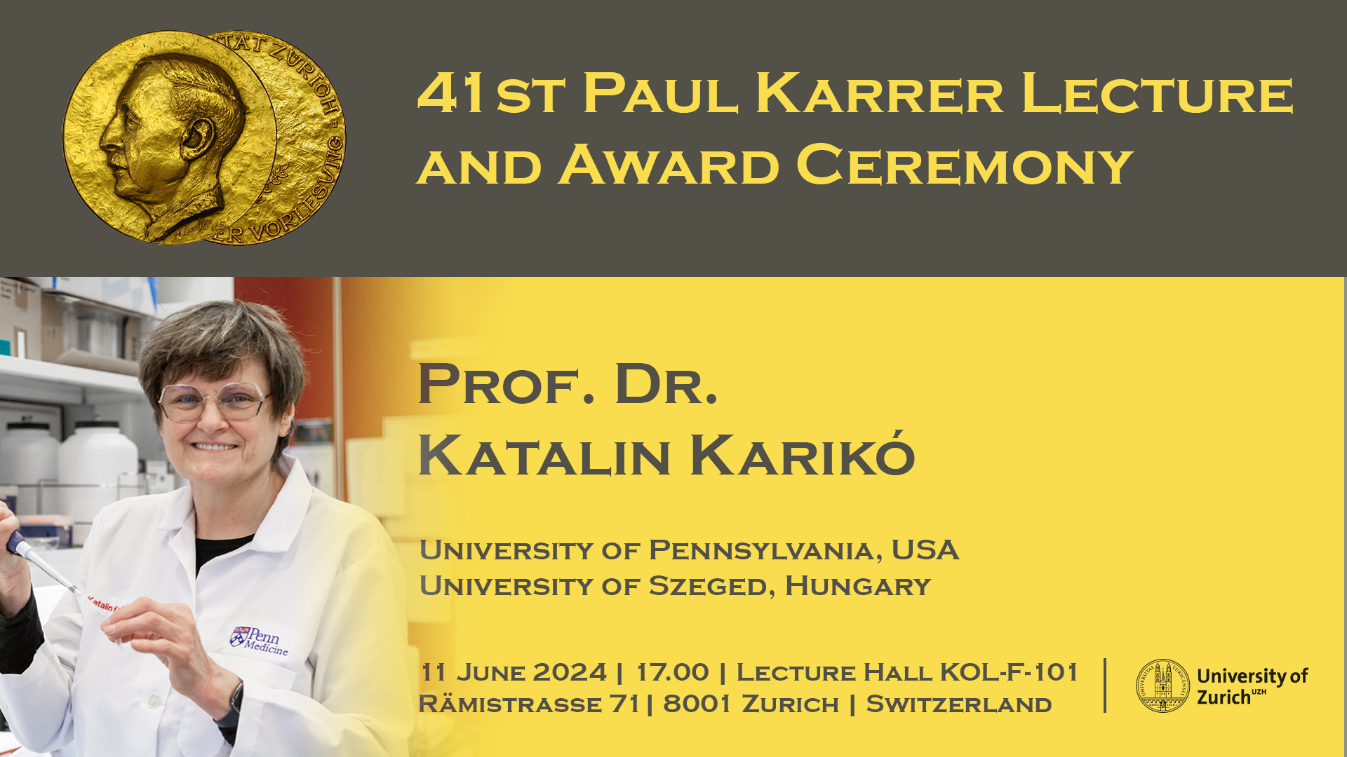 Paul Karrer Lecture 2024